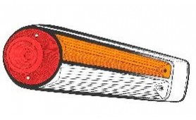 Plastica faro posteriore per Fulvia Berlina