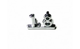 Scritta 1.8 per lancia Flavia coupe' cromata