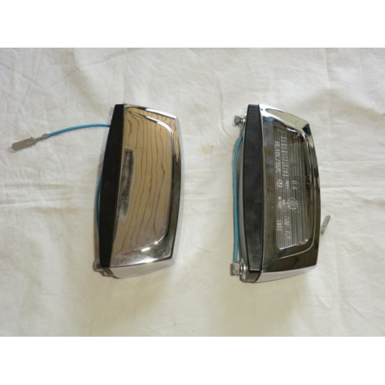 COPPIA FANALINI TARGA AURELIA  APPIA