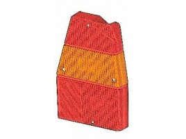 Hinteren Kunststoffe für Lancia Delta. Warenkorb-Typ, paarweise