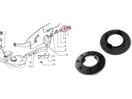 CORNICE TAPPO SERBATOIO LANCIA DELTA