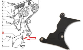 BESCHERMKAP VAN DE MOTORPOELIE
