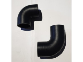 COPPIA MANICOTTI  90 °ASPIRAZIONE E CASSETTA FILTRO