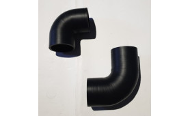 PAIR 90 ° INDUCTION HOSE AIR FILTER