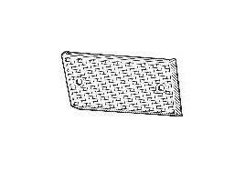 plástico trasero Beta berlina