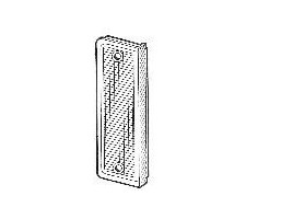 Kunststoff hinten umgekehrte light Paar für Delta