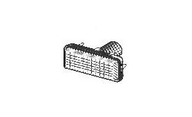 gruppo ottico laterale bianca per Thema, Delta e Dedra dal 1993 in poi senza porta lampada