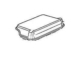 BATTERIEABDECKUNG für Flavia