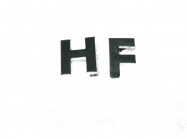 Escritura cromo HF (2 piezas)