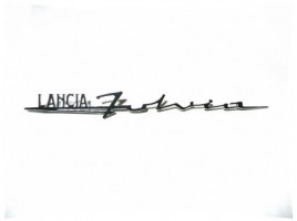 Cromo de 350 mm de berlina de Lancia Fulvia escrito
