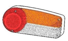 Plastica faro posteriore per Fulvia coupè DX