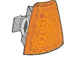 unidad óptica frontal naranja flecha para Thema 1° sin serie de lámpara de la puerta