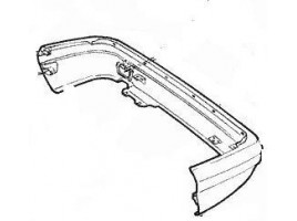 ACHTERZIJDE BUMPER THEMA F/L 92 LX